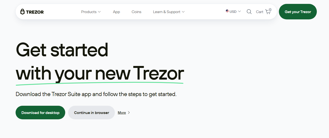 Trezor.io/start – The #1 Crypto Hardware Wallet (Official)